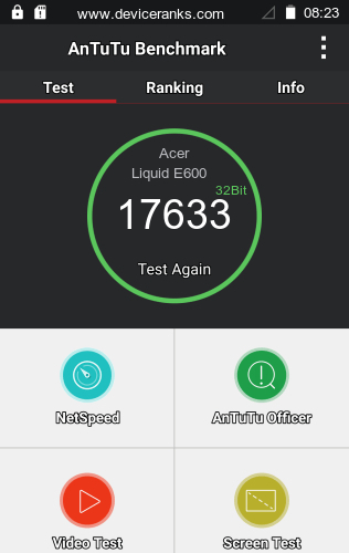 AnTuTu Acer Liquid E600