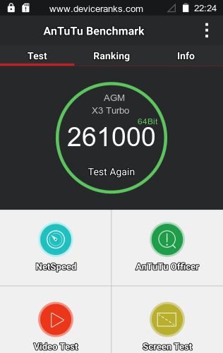 AnTuTu AGM X3 Turbo