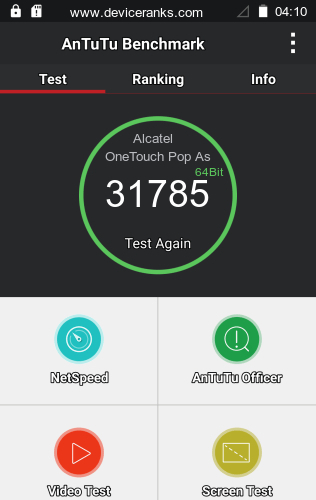 AnTuTu Alcatel OneTouch Pop Astro