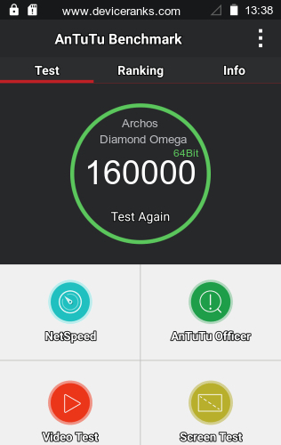 AnTuTu Archos Diamond Omega