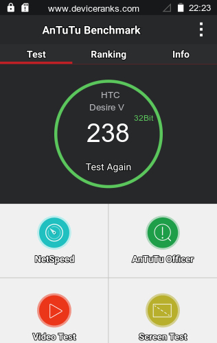 AnTuTu HTC Desire V