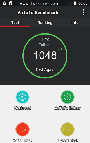 AnTuTu HTC Tattoo