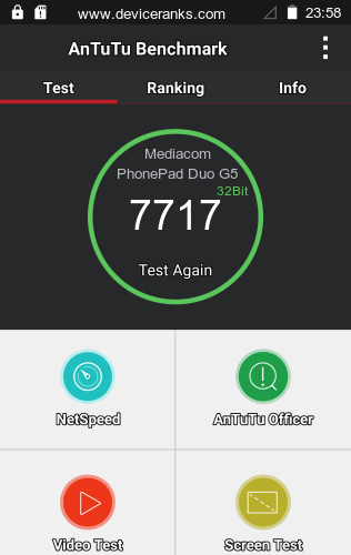 AnTuTu Mediacom PhonePad Duo G501