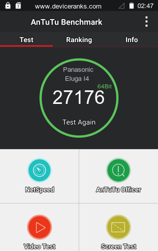 AnTuTu Panasonic Eluga I4