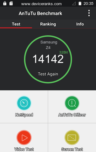 AnTuTu Samsung Z4