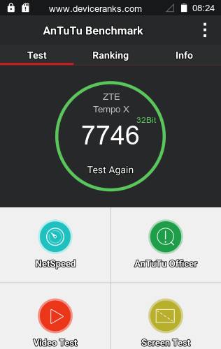 AnTuTu ZTE Tempo X